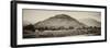 ¡Viva Mexico! Panoramic Collection - Teotihuacan Pyramid IV-Philippe Hugonnard-Framed Photographic Print