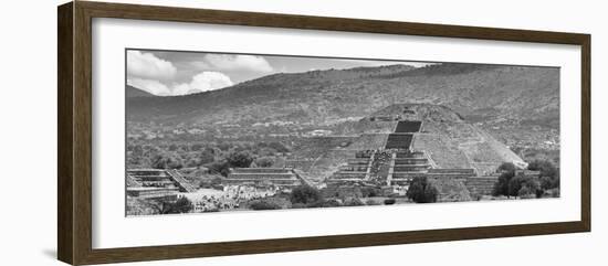 ¡Viva Mexico! Panoramic Collection - Teotihuacan Pyramid of the Sun I-Philippe Hugonnard-Framed Photographic Print