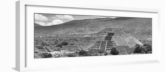 ¡Viva Mexico! Panoramic Collection - Teotihuacan Pyramid of the Sun I-Philippe Hugonnard-Framed Photographic Print