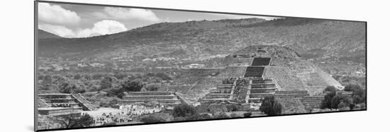 ¡Viva Mexico! Panoramic Collection - Teotihuacan Pyramid of the Sun I-Philippe Hugonnard-Mounted Photographic Print