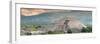 ¡Viva Mexico! Panoramic Collection - Teotihuacan Pyramid of the Sun II-Philippe Hugonnard-Framed Premium Photographic Print