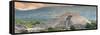 ¡Viva Mexico! Panoramic Collection - Teotihuacan Pyramid of the Sun II-Philippe Hugonnard-Framed Stretched Canvas