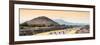 ¡Viva Mexico! Panoramic Collection - Teotihuacan Pyramid-Philippe Hugonnard-Framed Photographic Print