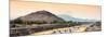 ¡Viva Mexico! Panoramic Collection - Teotihuacan Pyramid-Philippe Hugonnard-Mounted Photographic Print