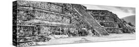 ¡Viva Mexico! Panoramic Collection - Teotihuacan Pyramids II-Philippe Hugonnard-Stretched Canvas