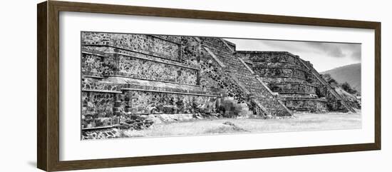 ¡Viva Mexico! Panoramic Collection - Teotihuacan Pyramids II-Philippe Hugonnard-Framed Photographic Print