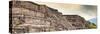 ¡Viva Mexico! Panoramic Collection - Teotihuacan Pyramids III-Philippe Hugonnard-Stretched Canvas