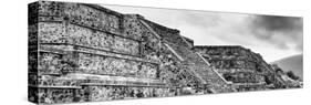 ¡Viva Mexico! Panoramic Collection - Teotihuacan Pyramids IV-Philippe Hugonnard-Stretched Canvas