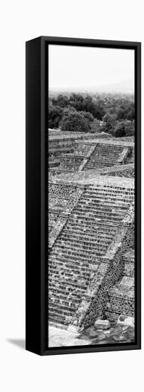 ¡Viva Mexico! Panoramic Collection - Teotihuacan Pyramids of the Sun II-Philippe Hugonnard-Framed Stretched Canvas