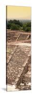 ¡Viva Mexico! Panoramic Collection - Teotihuacan Pyramids of the Sun III-Philippe Hugonnard-Stretched Canvas