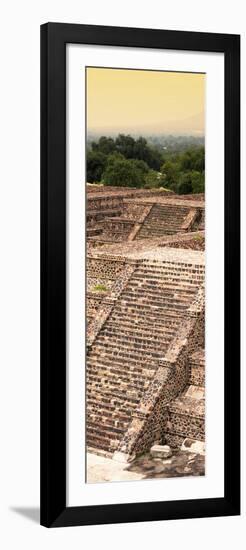 ¡Viva Mexico! Panoramic Collection - Teotihuacan Pyramids of the Sun III-Philippe Hugonnard-Framed Photographic Print