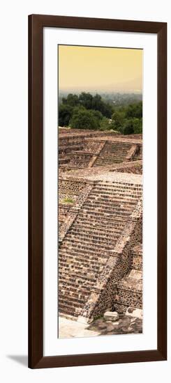 ¡Viva Mexico! Panoramic Collection - Teotihuacan Pyramids of the Sun III-Philippe Hugonnard-Framed Photographic Print