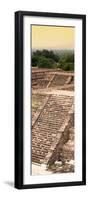 ¡Viva Mexico! Panoramic Collection - Teotihuacan Pyramids of the Sun III-Philippe Hugonnard-Framed Premium Photographic Print
