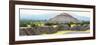 ¡Viva Mexico! Panoramic Collection - Teotihuacan Pyramids V-Philippe Hugonnard-Framed Premium Photographic Print