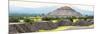¡Viva Mexico! Panoramic Collection - Teotihuacan Pyramids V-Philippe Hugonnard-Mounted Premium Photographic Print