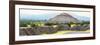 ¡Viva Mexico! Panoramic Collection - Teotihuacan Pyramids V-Philippe Hugonnard-Framed Photographic Print