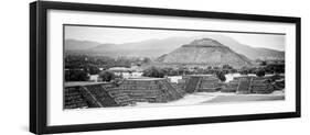 ¡Viva Mexico! Panoramic Collection - Teotihuacan Pyramids VI-Philippe Hugonnard-Framed Photographic Print