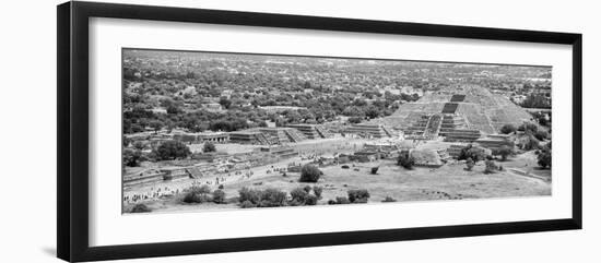 ¡Viva Mexico! Panoramic Collection - Teotihuacan Pyramids VIII-Philippe Hugonnard-Framed Photographic Print