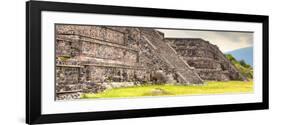 ¡Viva Mexico! Panoramic Collection - Teotihuacan Pyramids-Philippe Hugonnard-Framed Photographic Print