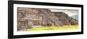 ¡Viva Mexico! Panoramic Collection - Teotihuacan Pyramids-Philippe Hugonnard-Framed Photographic Print