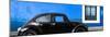 ¡Viva Mexico! Panoramic Collection - The Black VW Beetle Car with Blue Wall-Philippe Hugonnard-Mounted Photographic Print