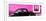 ¡Viva Mexico! Panoramic Collection - The Black VW Beetle Car with Deep Pink Wall-Philippe Hugonnard-Framed Photographic Print