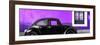 ¡Viva Mexico! Panoramic Collection - The Black VW Beetle Car with Purple Wall-Philippe Hugonnard-Framed Photographic Print