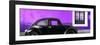 ¡Viva Mexico! Panoramic Collection - The Black VW Beetle Car with Purple Wall-Philippe Hugonnard-Framed Photographic Print