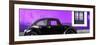 ¡Viva Mexico! Panoramic Collection - The Black VW Beetle Car with Purple Wall-Philippe Hugonnard-Framed Photographic Print