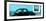 ¡Viva Mexico! Panoramic Collection - The Black VW Beetle Car with Turquoise Wall-Philippe Hugonnard-Framed Photographic Print