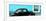 ¡Viva Mexico! Panoramic Collection - The Black VW Beetle Car with Turquoise Wall-Philippe Hugonnard-Framed Photographic Print