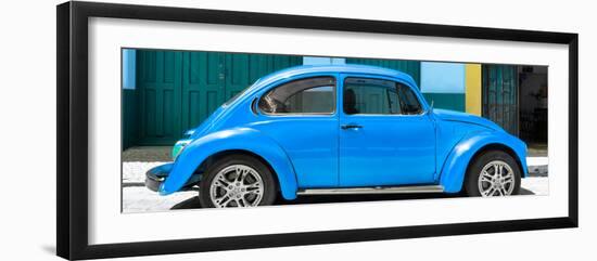 ¡Viva Mexico! Panoramic Collection - The Blue Beetle Car-Philippe Hugonnard-Framed Photographic Print