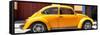 ¡Viva Mexico! Panoramic Collection - The Dark Yellow Beetle Car-Philippe Hugonnard-Framed Stretched Canvas