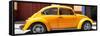 ¡Viva Mexico! Panoramic Collection - The Dark Yellow Beetle Car-Philippe Hugonnard-Framed Stretched Canvas