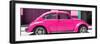 ¡Viva Mexico! Panoramic Collection - The Deep Pink Beetle Car-Philippe Hugonnard-Framed Photographic Print