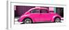 ¡Viva Mexico! Panoramic Collection - The Deep Pink Beetle Car-Philippe Hugonnard-Framed Photographic Print