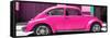 ¡Viva Mexico! Panoramic Collection - The Deep Pink Beetle Car-Philippe Hugonnard-Framed Stretched Canvas