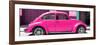 ¡Viva Mexico! Panoramic Collection - The Deep Pink Beetle Car-Philippe Hugonnard-Framed Photographic Print