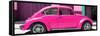 ¡Viva Mexico! Panoramic Collection - The Deep Pink Beetle Car-Philippe Hugonnard-Framed Stretched Canvas