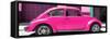 ¡Viva Mexico! Panoramic Collection - The Deep Pink Beetle Car-Philippe Hugonnard-Framed Stretched Canvas