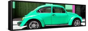 ¡¡Viva Mexico! Panoramic Collection - The Green Beetle Car-Philippe Hugonnard-Framed Stretched Canvas