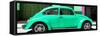 ¡¡Viva Mexico! Panoramic Collection - The Green Beetle Car-Philippe Hugonnard-Framed Stretched Canvas