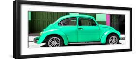 ¡¡Viva Mexico! Panoramic Collection - The Green Beetle Car-Philippe Hugonnard-Framed Photographic Print