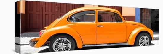 ¡Viva Mexico! Panoramic Collection - The Orange Beetle Car-Philippe Hugonnard-Stretched Canvas