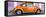 ¡Viva Mexico! Panoramic Collection - The Orange VW Beetle Car with Thistle Street Wall-Philippe Hugonnard-Framed Stretched Canvas