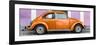 ¡Viva Mexico! Panoramic Collection - The Orange VW Beetle Car with Thistle Street Wall-Philippe Hugonnard-Framed Photographic Print