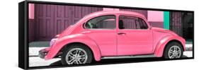 ¡Viva Mexico! Panoramic Collection - The Pink Beetle Car-Philippe Hugonnard-Framed Stretched Canvas