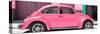 ¡Viva Mexico! Panoramic Collection - The Pink Beetle Car-Philippe Hugonnard-Stretched Canvas