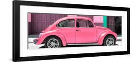 ¡Viva Mexico! Panoramic Collection - The Pink Beetle Car-Philippe Hugonnard-Framed Photographic Print
