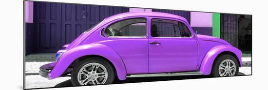 ¡Viva Mexico! Panoramic Collection - The Purple Beetle Car-Philippe Hugonnard-Mounted Photographic Print